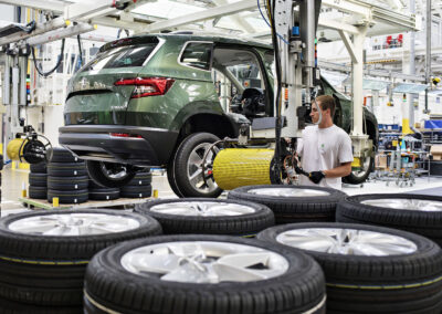 Produktionen er moderne og effektiv